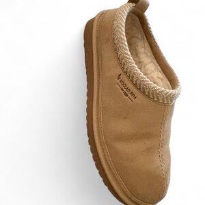 Koolaburra Chestnut Suede Shearling Slip-On Mule